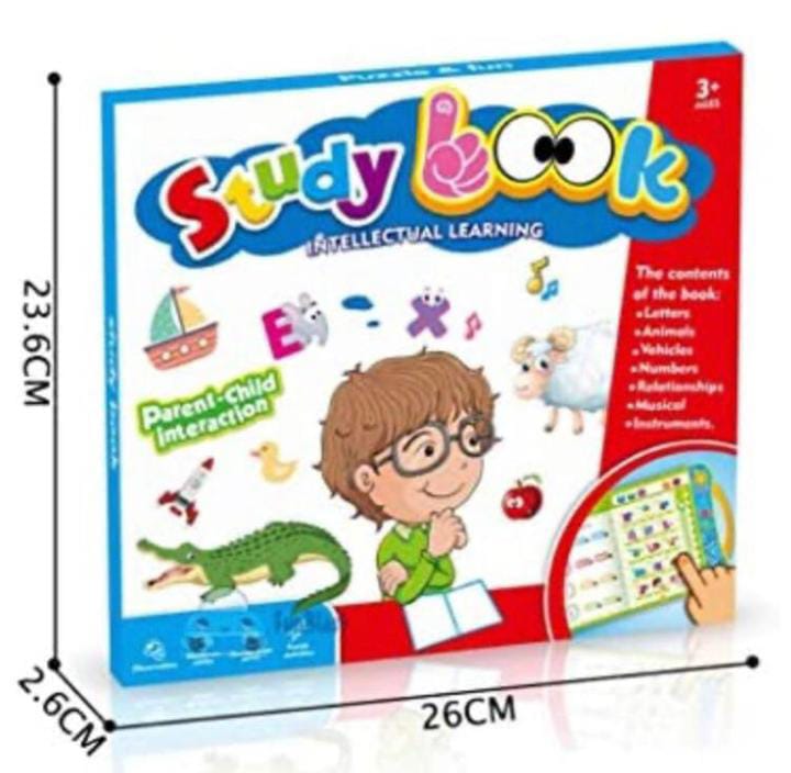 Interactive Intelligence Study Book for Kids – Educational Learning Book with Sound & Activities